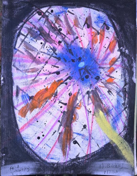 Abstract painting: Held Intensity